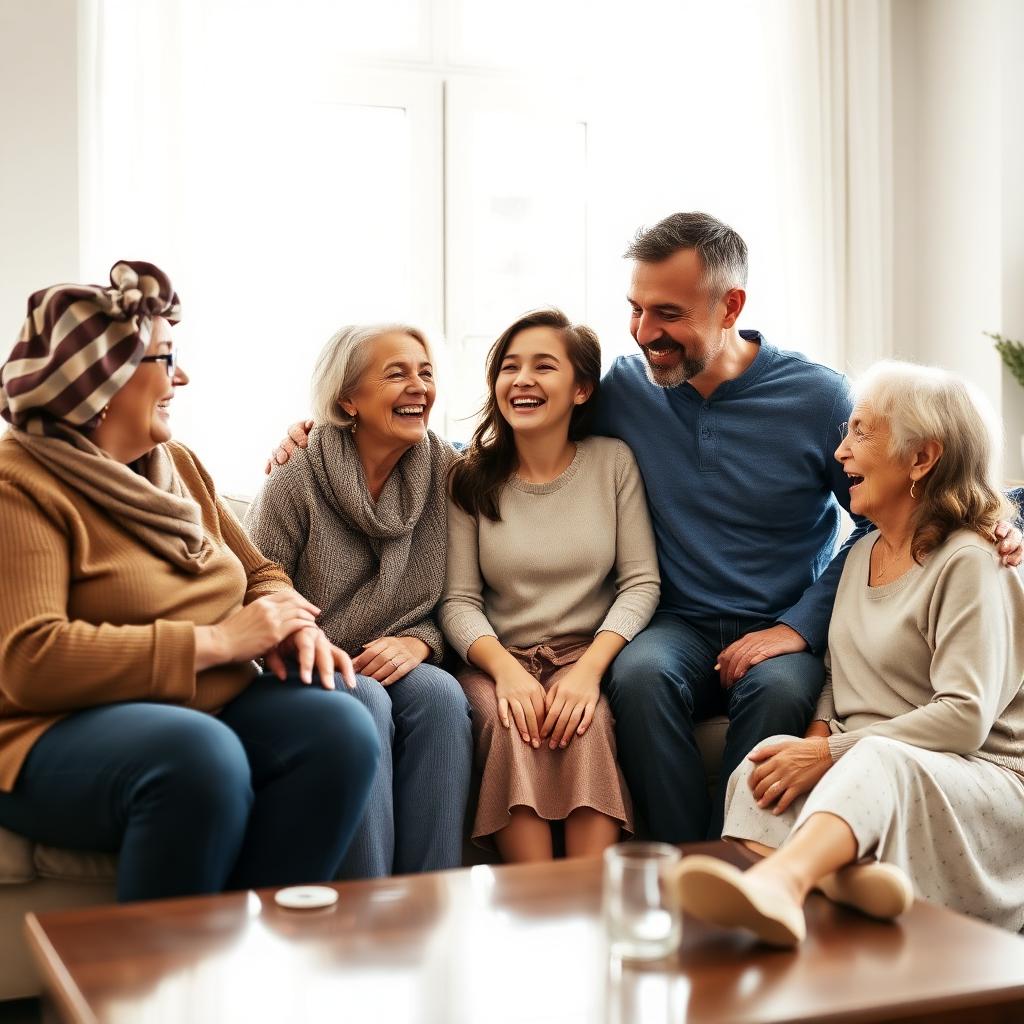 Familia protegida con seguro de vida